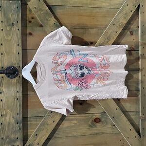 GUNS N ROSES SAMURAI GRAPHIC TSHIRT SHORT SLEEVE TEE SIZE XS